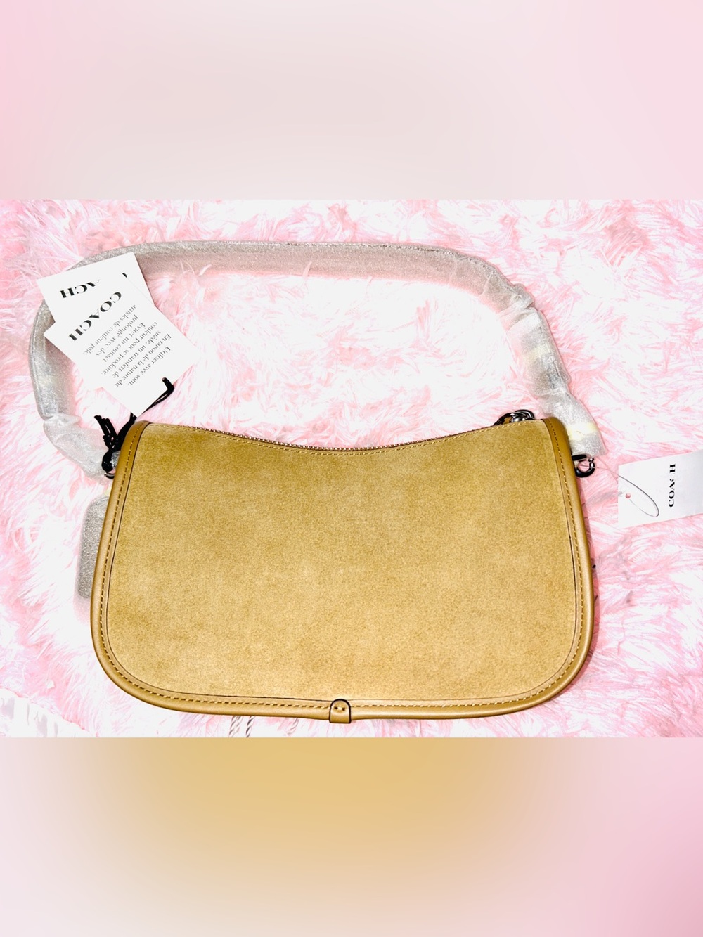 Coach Swinger Suede/Peanut - Picture 3 of 10